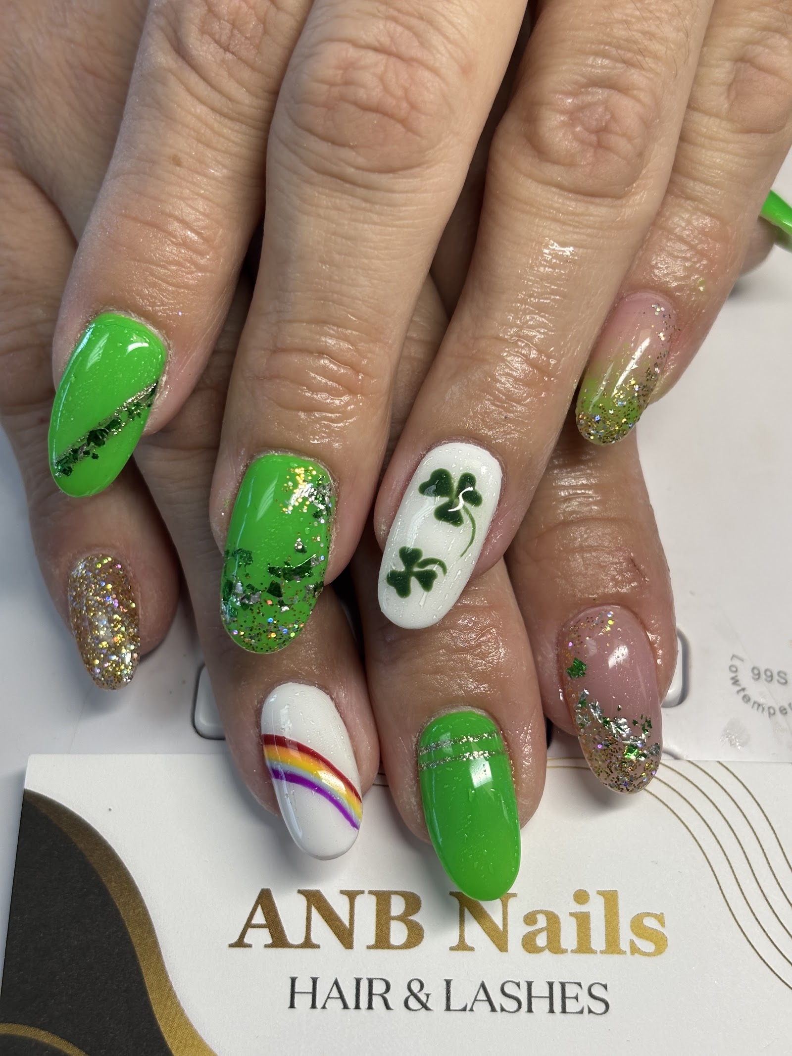 ANB Nails Hairs & Lashes logo